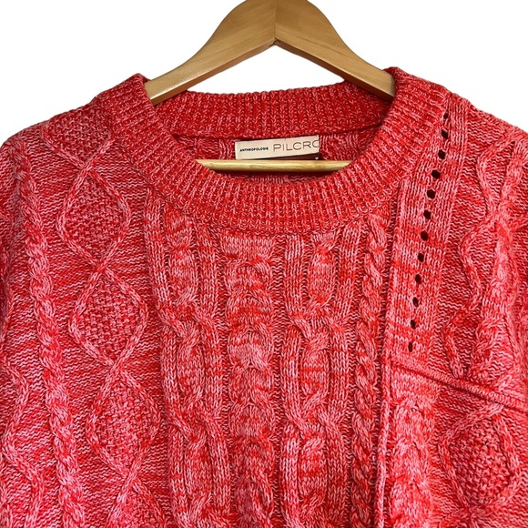Pilcro (Anthropologie) cable knit oversized sweater size M excellent condition - Picture 3 of 9